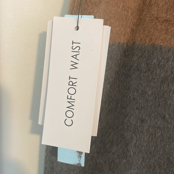 NWT Amanda + Chelsea Colorblock Wool Blend Comfort Waist Stretch Mini Skirt | L - Picture 6 of 12